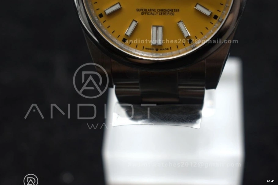 Edition 41mm VR3230 Yellow 1:1 124300 Steel Dial Clean Oyster Perpetual Best 904L 0508